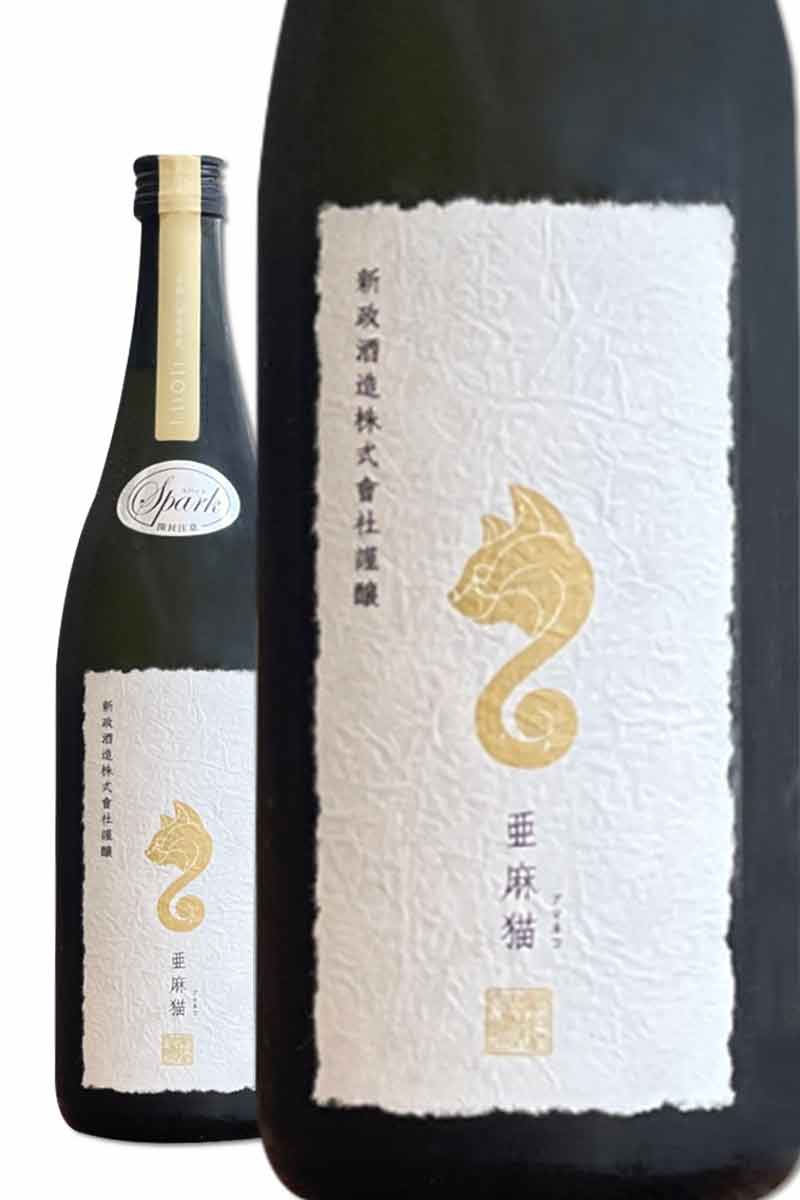 Aramasa  Amaneko Spark Flax Cat Sparkling  735ml